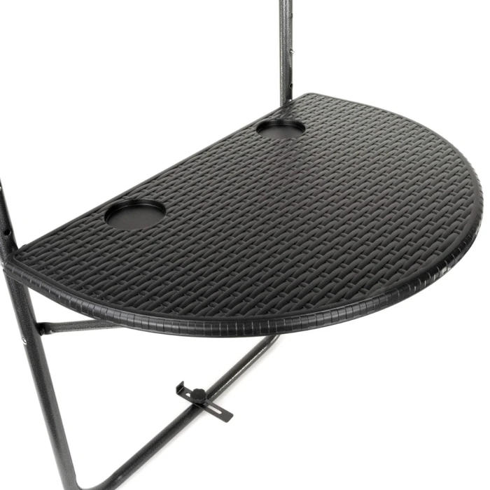 Подвесной столик Chomik GARDEN LINE MONO балконный черный