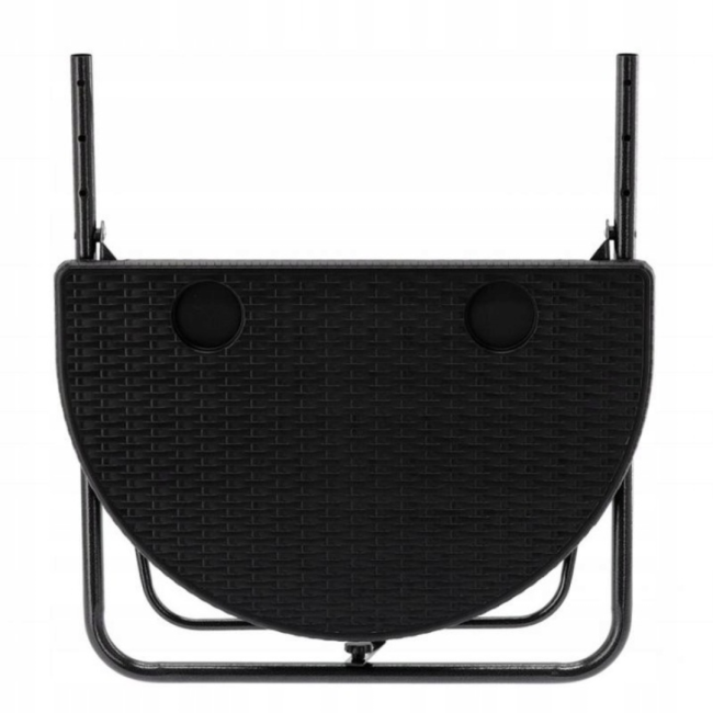 Підвісний столик Chomik GARDEN LINE MONO балконний чорний