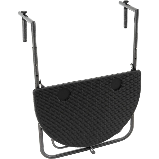 Підвісний столик Chomik GARDEN LINE MONO балконний чорний