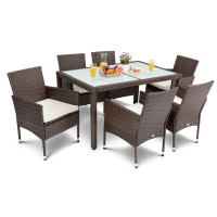 Садові меблі Di Volio VERONA 6+1 коричнева
