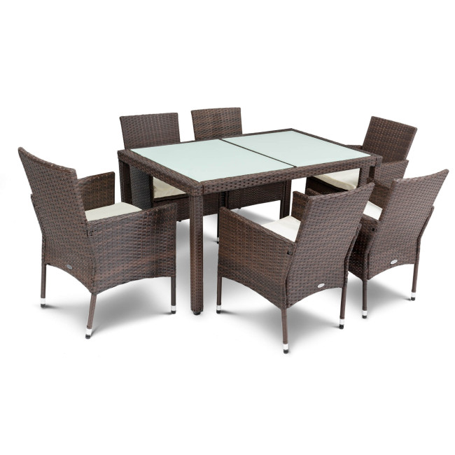 Садові меблі Di Volio VERONA 6+1 коричнева