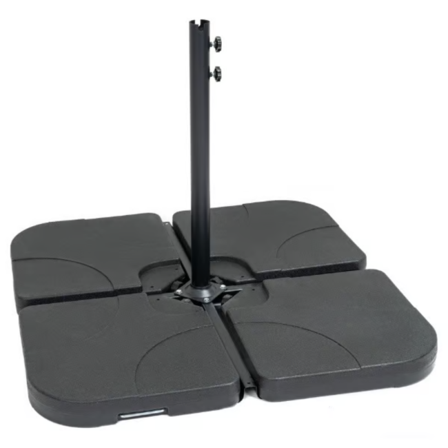 Парасолька садова Di Volio EMPOLI 350см сіра+ Основа садової парасольки