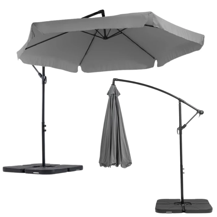 Зонтик садовый Di Volio EMPOLI 350см серый Основа садового зонтика