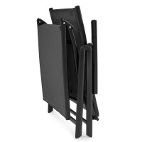 Садовый шезлонг с алюминиевой рамой Di Volio Bolzano серый