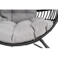 Садовое кресло Di Volio Arancia черно-серый