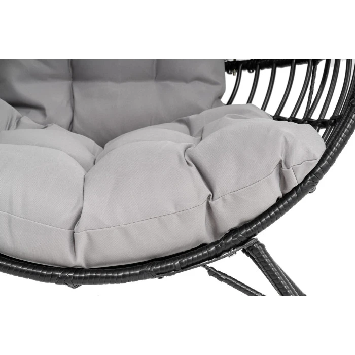 Садовое кресло Di Volio Arancia черно-серый