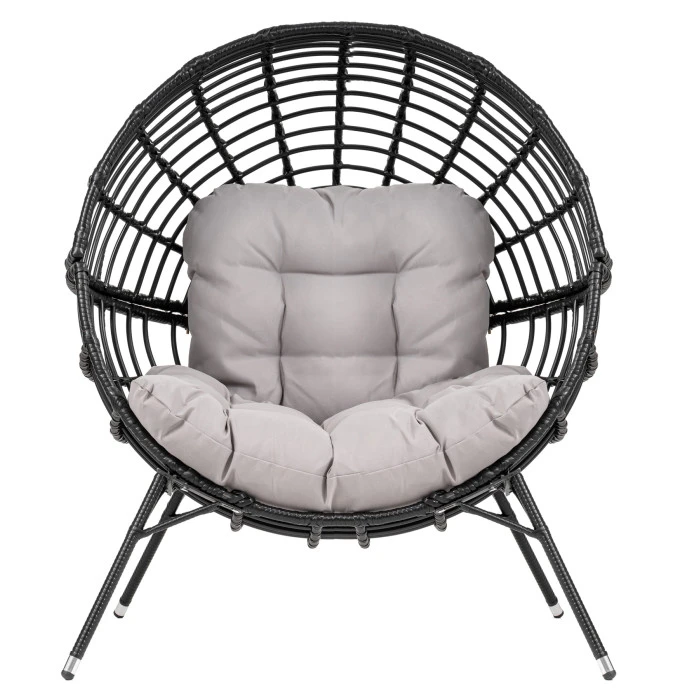 Садовое кресло Di Volio Arancia черно-серый