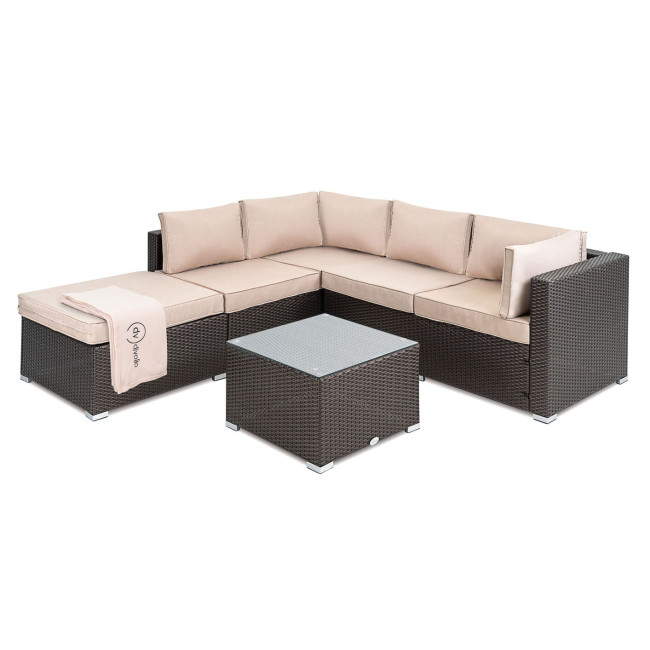 Набір садових меблів Di Volio Imperia Коричневий/Бежевий