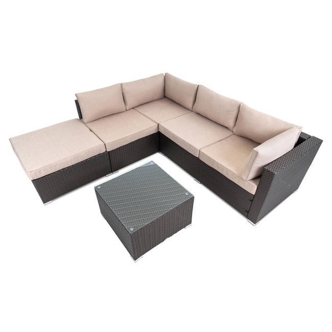 Набір садових меблів Di Volio Imperia Коричневий/Бежевий