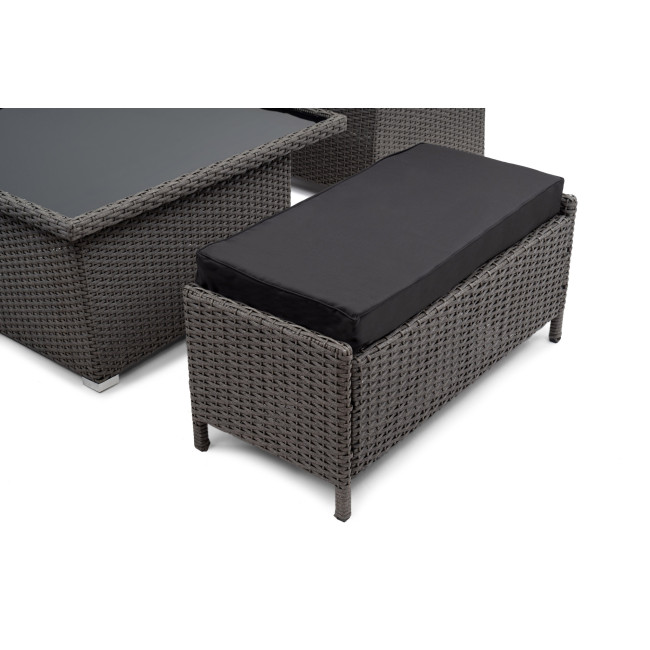 Садовая мебель Di Volio Festa графитовая/серая