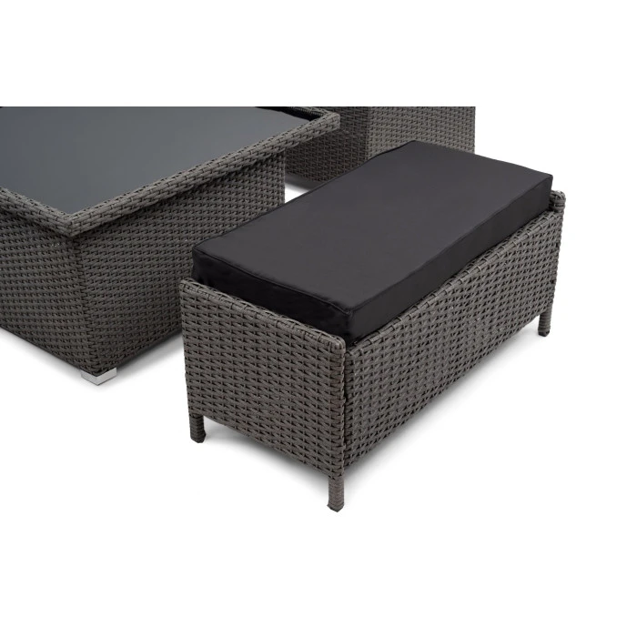 Садовая мебель Di Volio Festa графитовая/серая