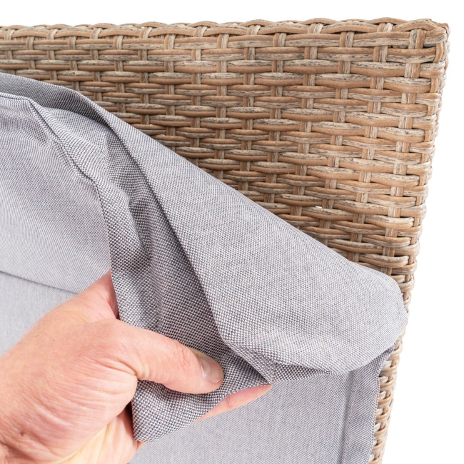 Садовый шезлонг Di Volio Ciampino бежево/серый