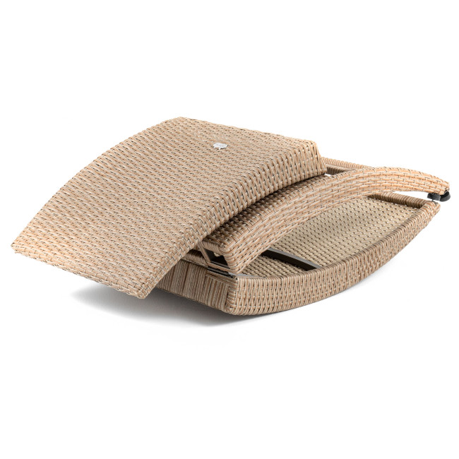 Садовый шезлонг Di Volio Ciampino бежево/серый