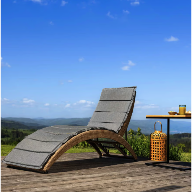 Садовый шезлонг Di Volio Ciampino бежево/серый