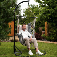 Бразильське крісло - гамак Di Volio Fira сірий