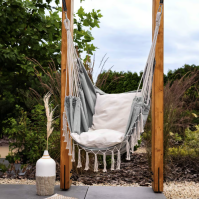 Бразильське крісло - гамак Di Volio Fira сірий
