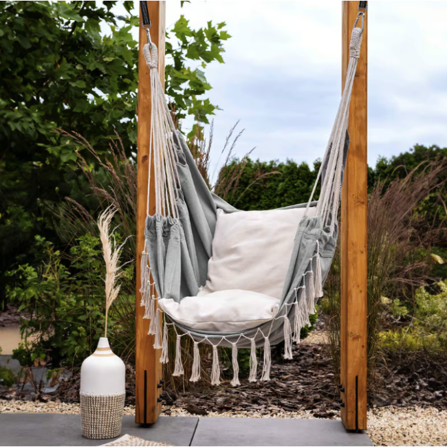 Бразильське крісло - гамак Di Volio Fira сірий