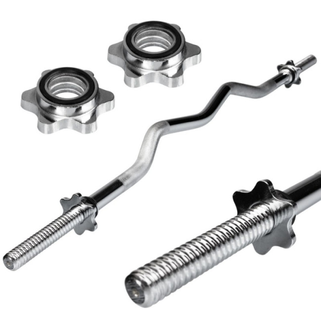 Набір Elitum Titan 66кг зі штангою та гантелями