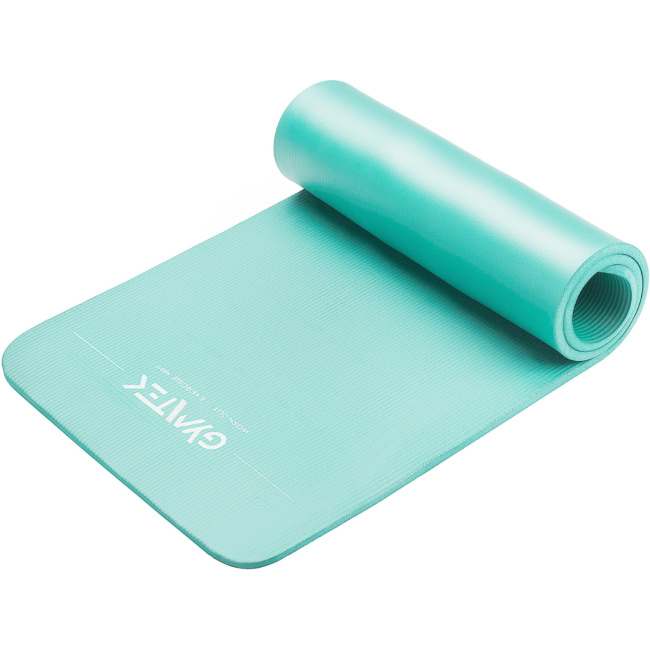 Коврик (мат) для фитнеса и йоги Gymtek NBR 1,5см салатовый