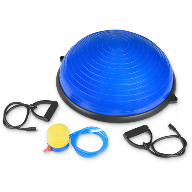 Балансировочная полусфера Gymtek Bosu 58см с эспандерами + насос