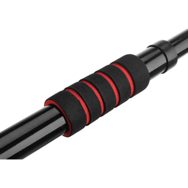 Турнік розсувний GYMTEK 63-100см чорно-червоний