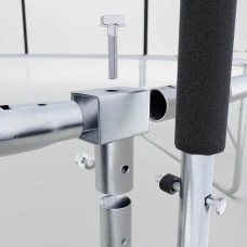 Батут Hop-Sport 10ft (305см) зеленый с внутренней сеткой