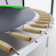 Батут Hop-Sport 10ft (305см) зеленый с внутренней сеткой