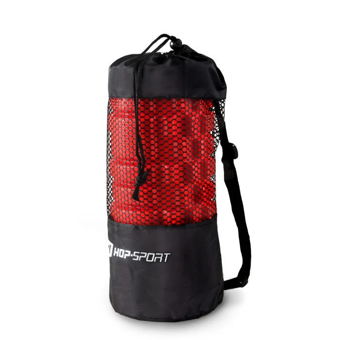 Роллер массажер (валик, ролик) для кроссфита и йоги Hop-Sport HS-001YG красный