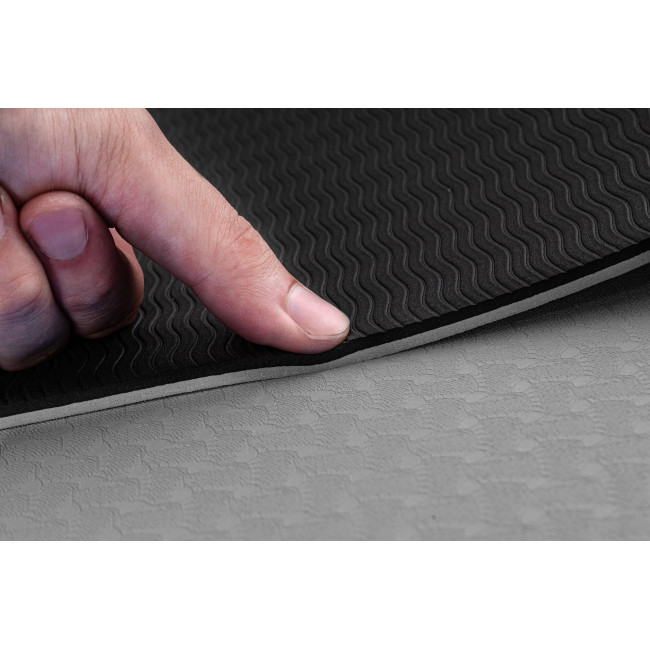 Коврик с отверстиями Hop-Sport TPE 0,8см HS-T008GM серый