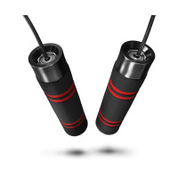 Скакалка з обтяжувачем Hop-Sport HS-F040JR чорна