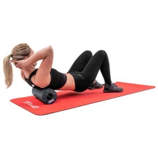 Роллер масажер (валик, ролик) гладкий Hop-Sport EPP 33см HS-P033YG чорно-синій