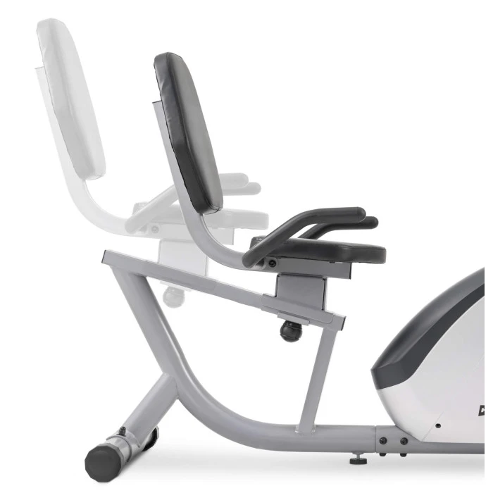 Горизонтальный велотренажер Hop-Sport HS-035L Solo серебристый