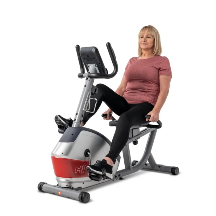 Горизонтальный велотренажер Hop-Sport HS-035L Solo серебристый