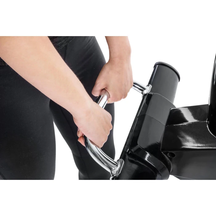 Горизонтальний велотренажер Hop-Sport HS-070L Helix синій iConsole+