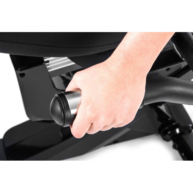 Горизонтальный велотренажер Hop-Sport HS-070L Helix синий iConsole+