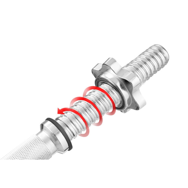 Гантеля металлическая Hop-Sport New 20кг с перчатками