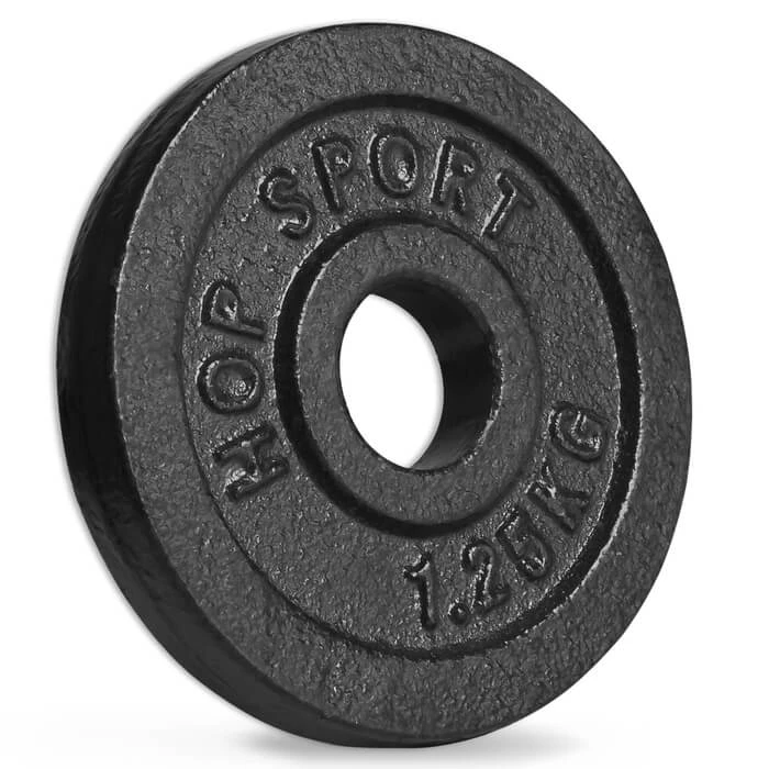 Гантеля металлическая Hop-Sport New 20кг с перчатками