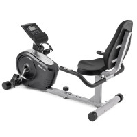 Горизонтальний велотренажер Hop-Sport HS-2050L Beat сріблястий