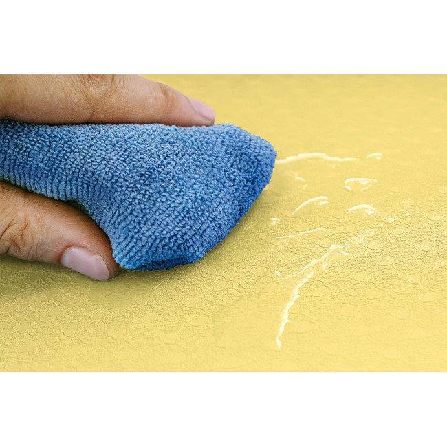 Килимок для фітнесу TPE 0,6см HS-T006GM жовто-сірий