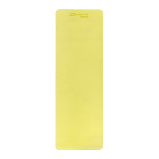 Килимок для фітнесу TPE 0,6см HS-T006GM жовто-сірий
