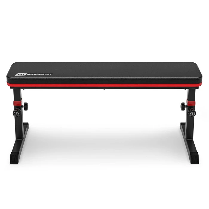 Набор Hop-Sport Premium 75кг со скамьей HS-1025 Pro, штангами и гантелями.