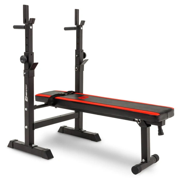 Набор Hop-Sport Premium 39кг со скамьей HS-1080 и штангой