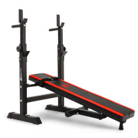 Набір Hop-Sport Premium 39кг з лавою HS-1080 та штангою