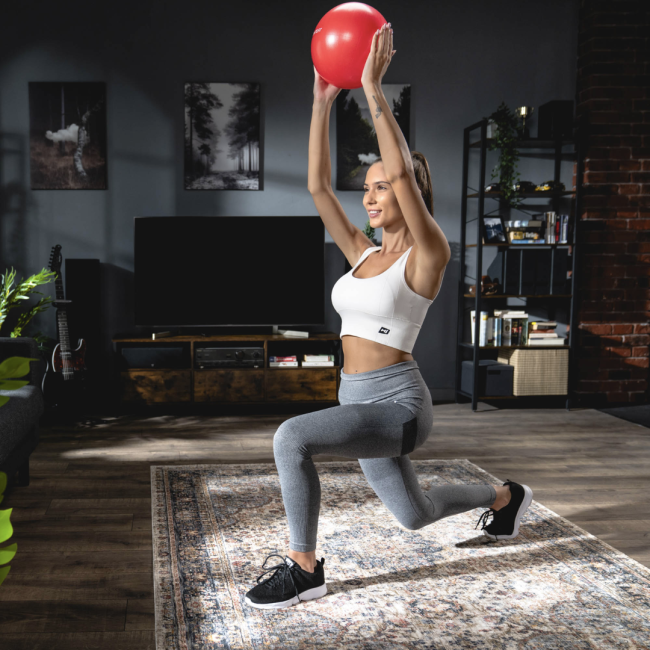 Фитбол Hop-Sport 25см красный