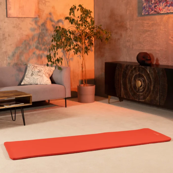 Коврик для йоги Hop-Sport HS-NB015GM NBR 1,5см яскраво-червоний