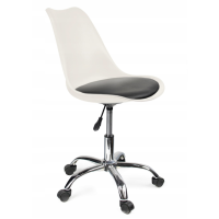 Офісне крісло IGER Jumi біло-чорний