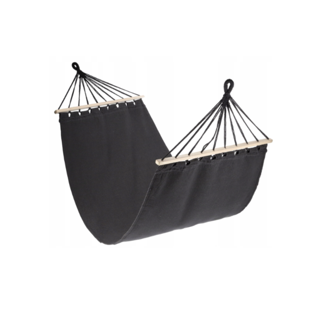 Гамак Jumi Garden тканинний з планкою темно-сірий