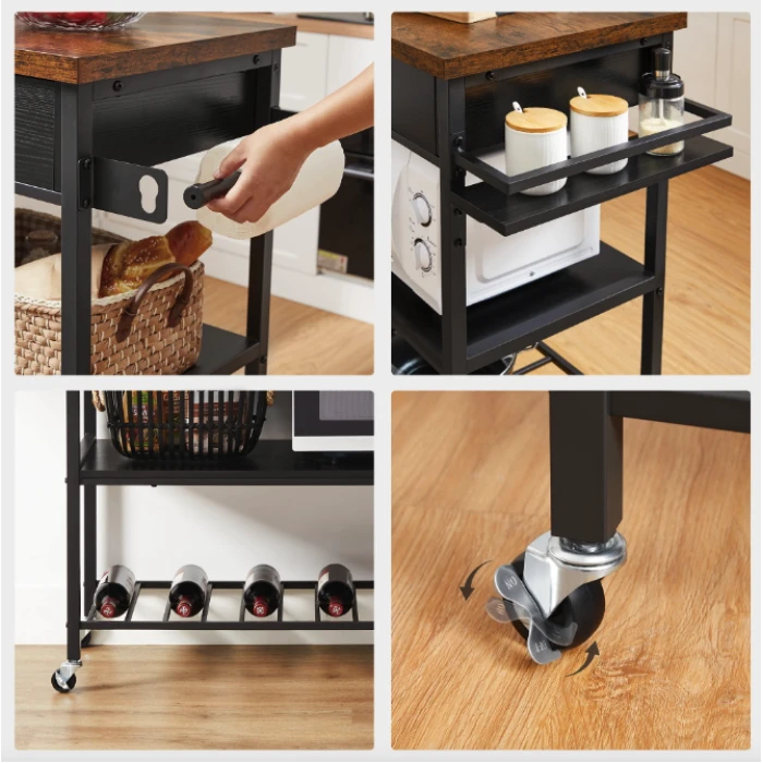 Стелаж візок Leobert Cosmo кухонний в стилі Loft