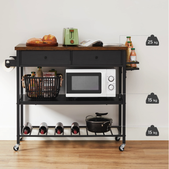 Стеллаж тележка Leobert Cosmo кухонная в стиле Loft