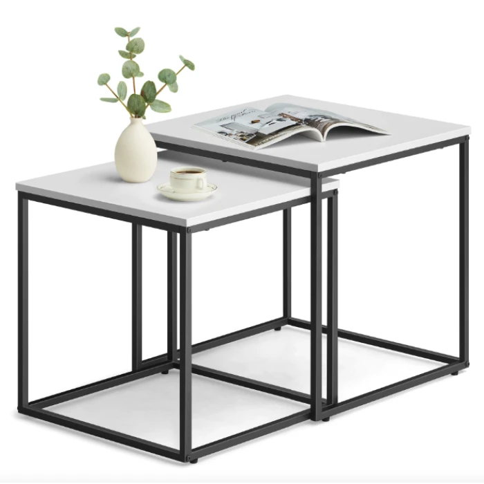 Комплект журнальних столиків Leobert Nika квадратні білий